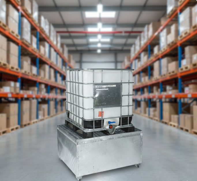 bac de rétention acier galvanisé