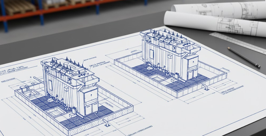 bac de rétention sur mesure