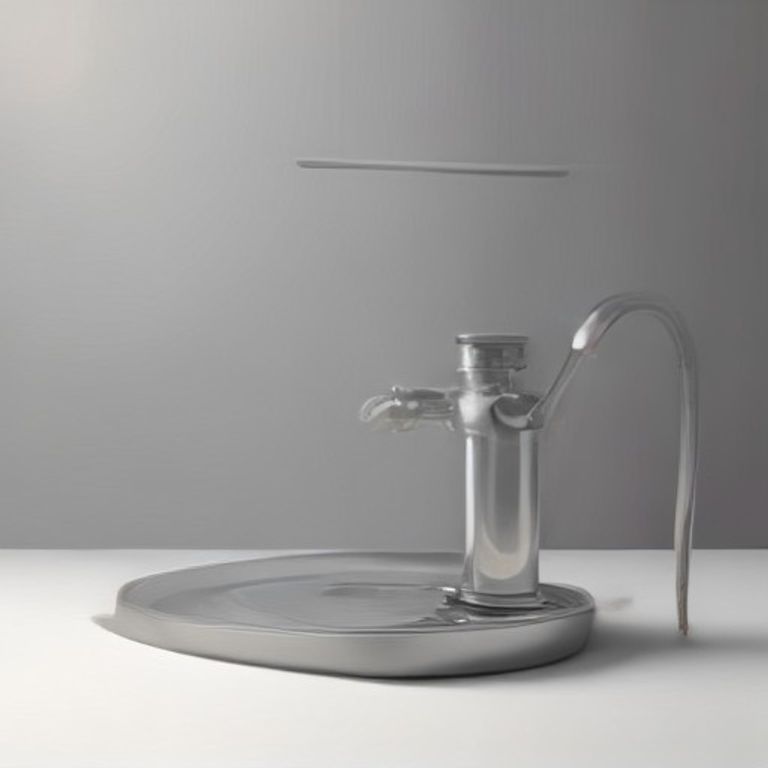 Bac de récupération inox avec robinet de vidange intégré